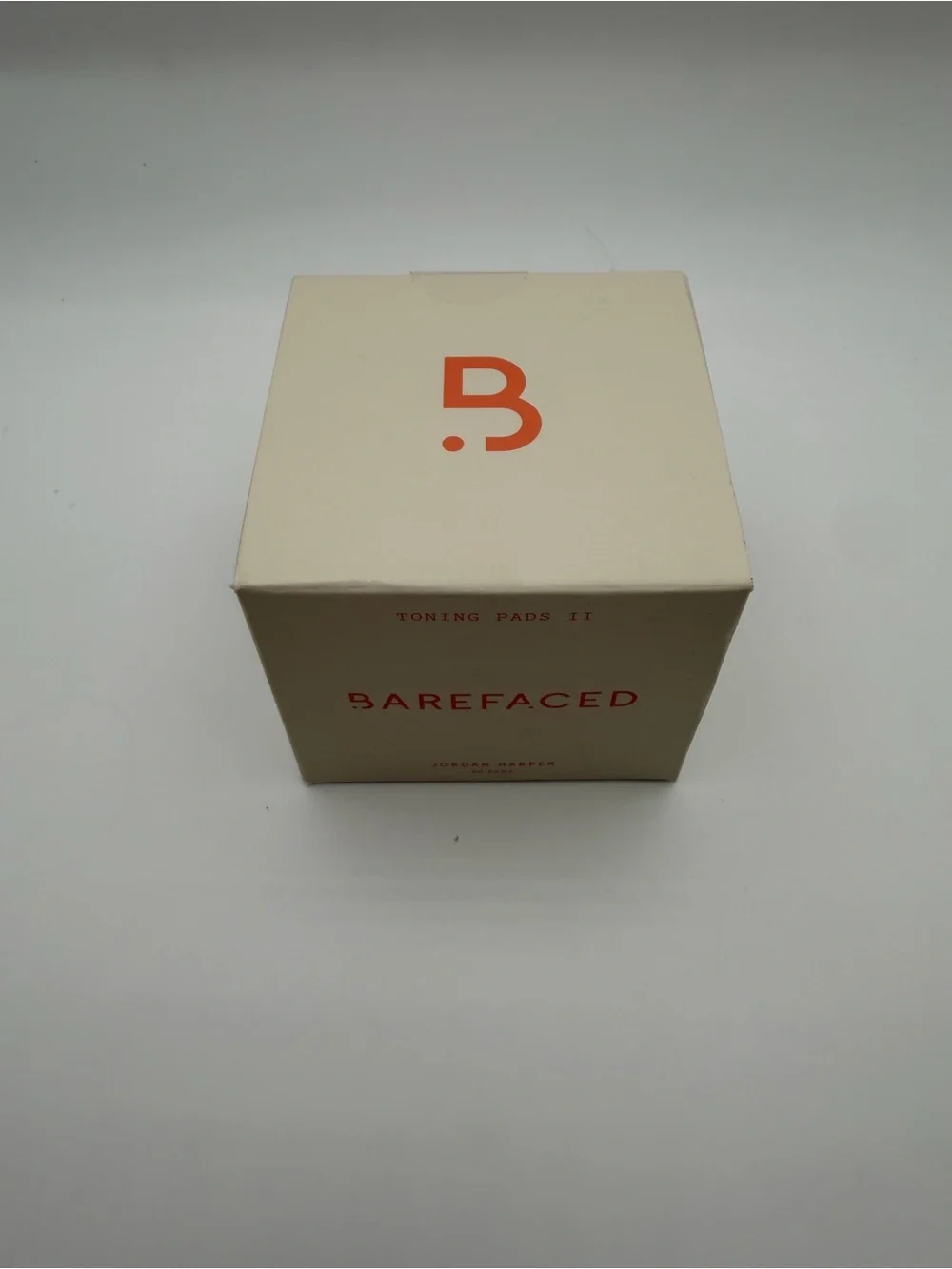 Barefaced Toning Pads II - Beige Box with Orange Logo